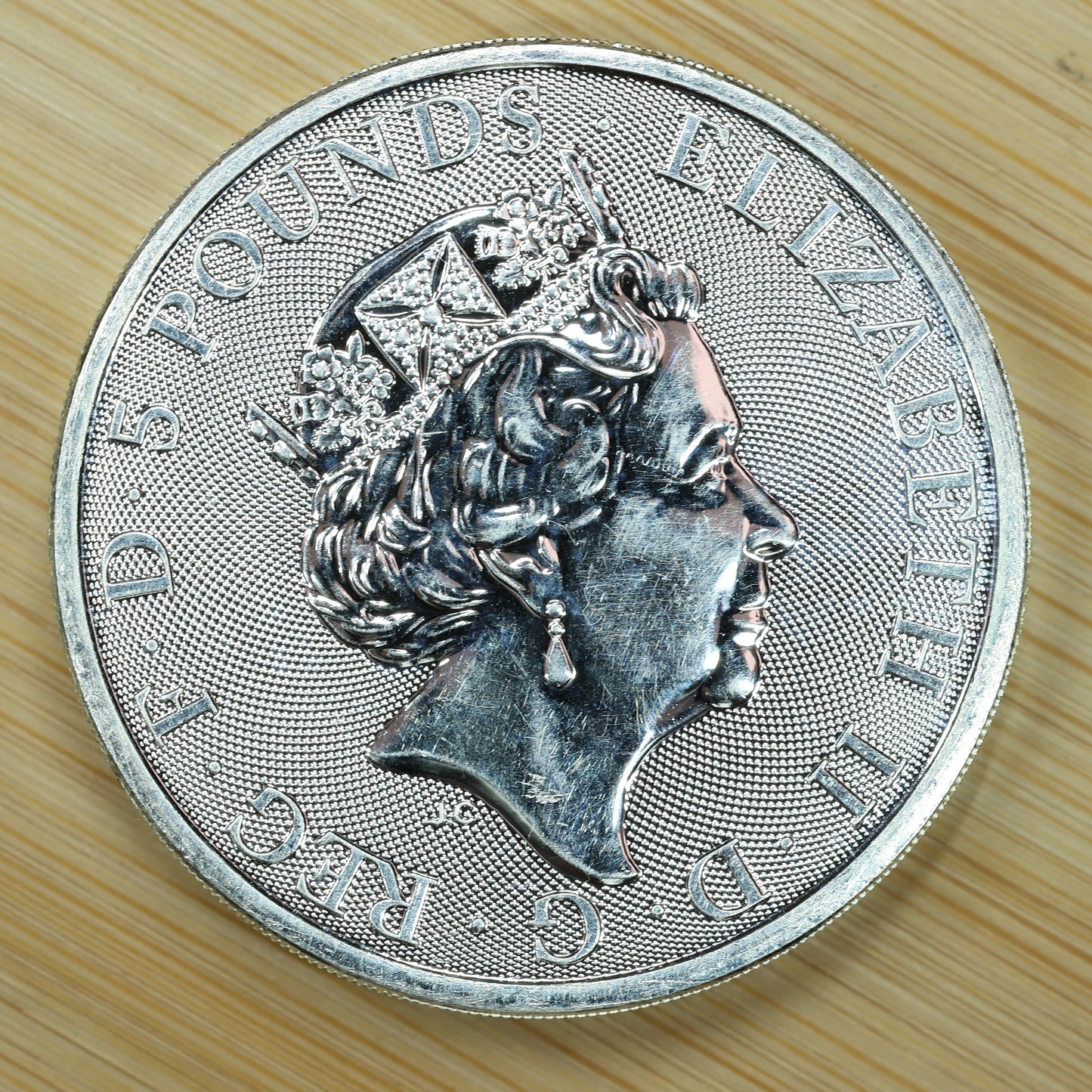 2018 GB 2 oz Silver Queens Beasts Unicorn of Scotland Exact Coin Pictured