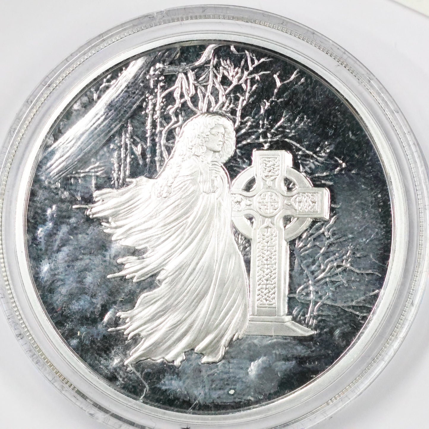 1 oz .999 Fine Silver Anonymous Mint Celtic Lore: Banshee w/ COA