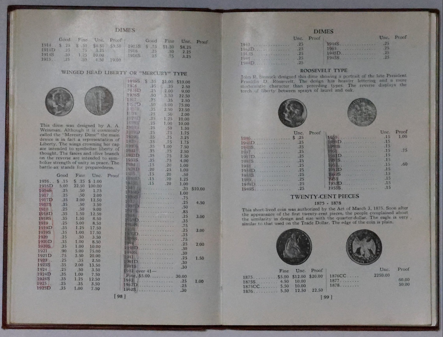 1953-54 Redbook 6th Edition A Guide Book Of U.S. Coins By R.S. Yeoman