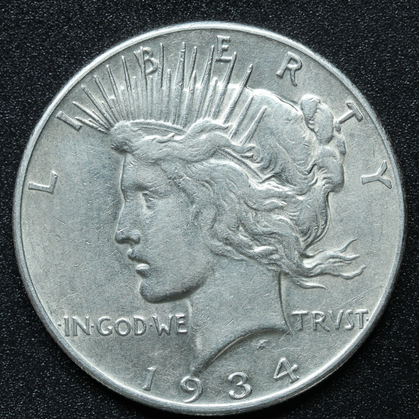 1934 S Peace Dollar - Silver - San Francisco