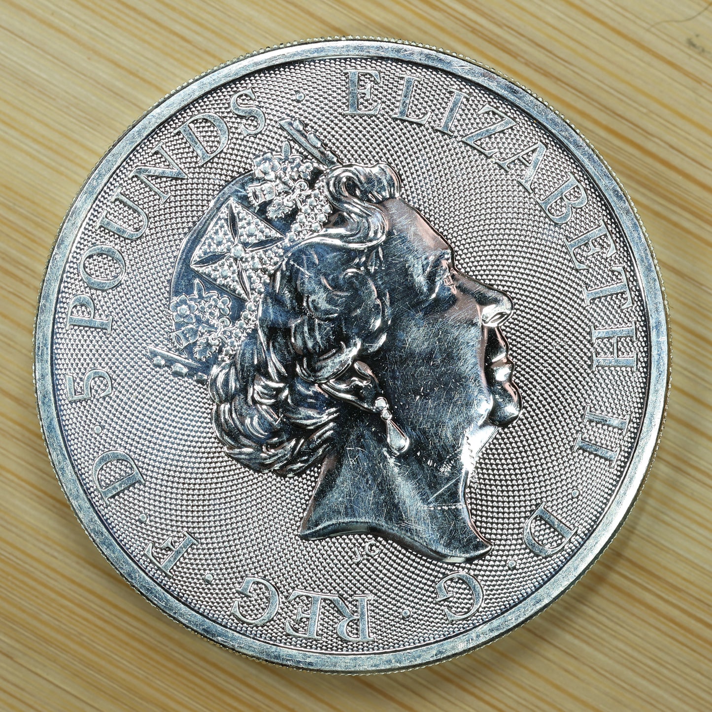 2018 GB 2 oz Silver Queens Beasts Unicorn of Scotland Exact Coin Pictured