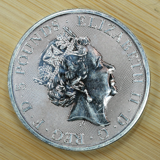 2018 GB 2 oz Silver Queens Beasts Unicorn of Scotland Exact Coin Pictured