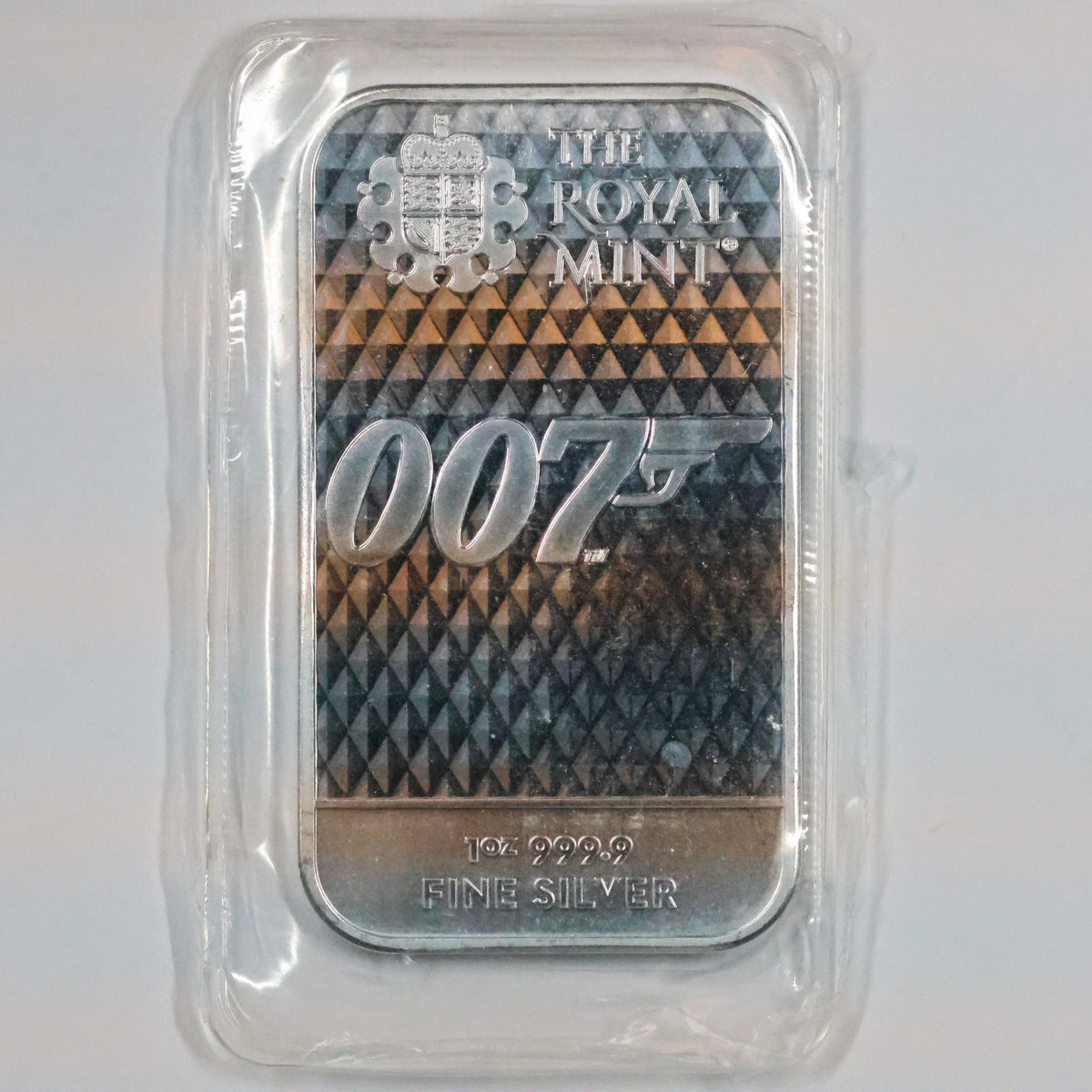 The Royal Mint James Bond 007 Diamonds Are Forever 1 oz .999 Fine Silver Bar Sealed