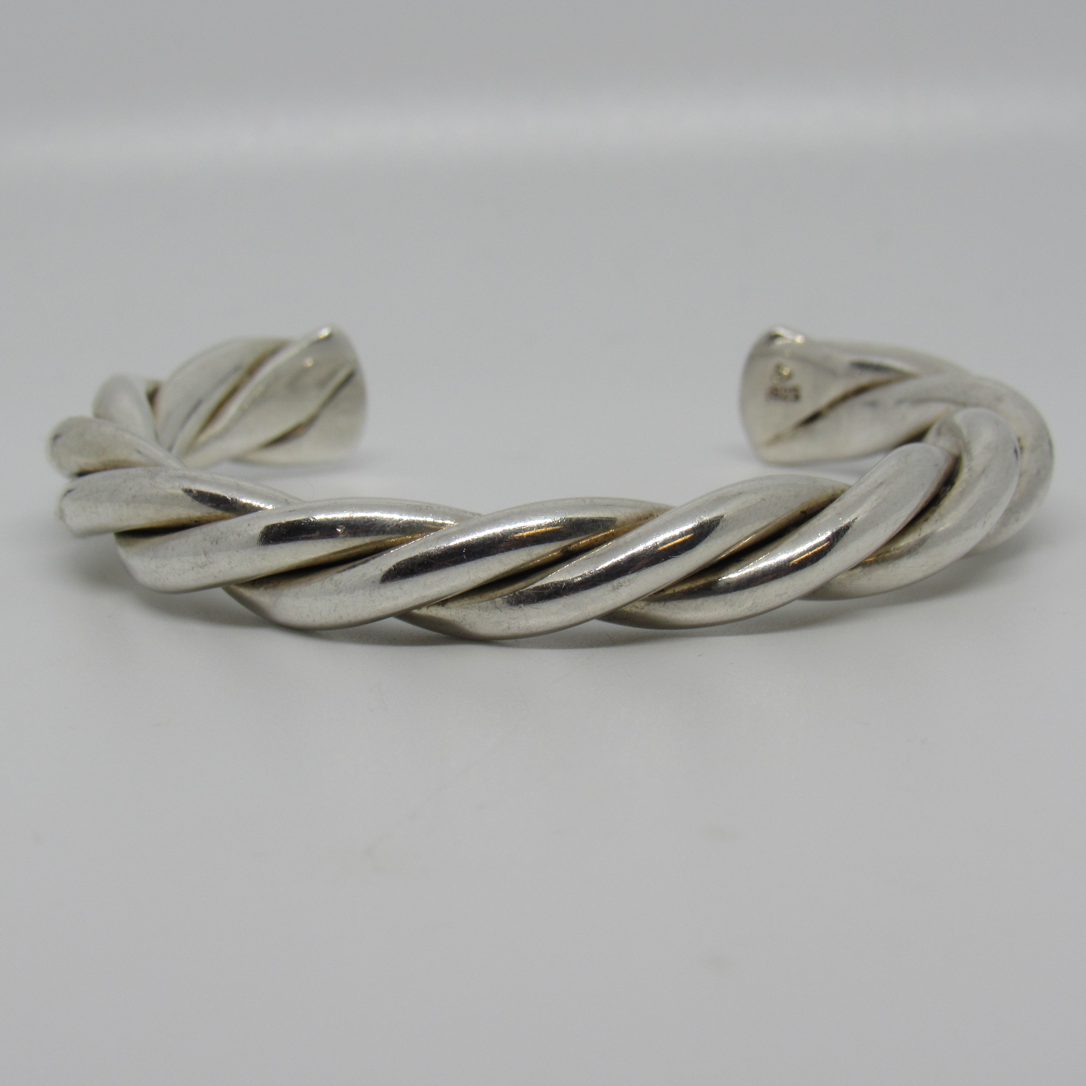 Silpada Sterling Silver Heavy Twisted Cable Cuff Bracelet - ~6.5 inch ...