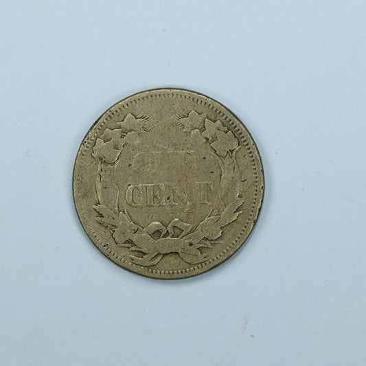 1858 Flying Eagle Penny 1c large Letters