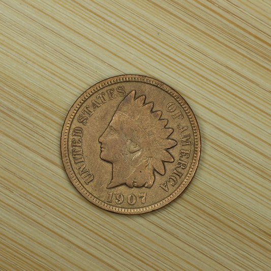 1907 Indian Head Penny 1c