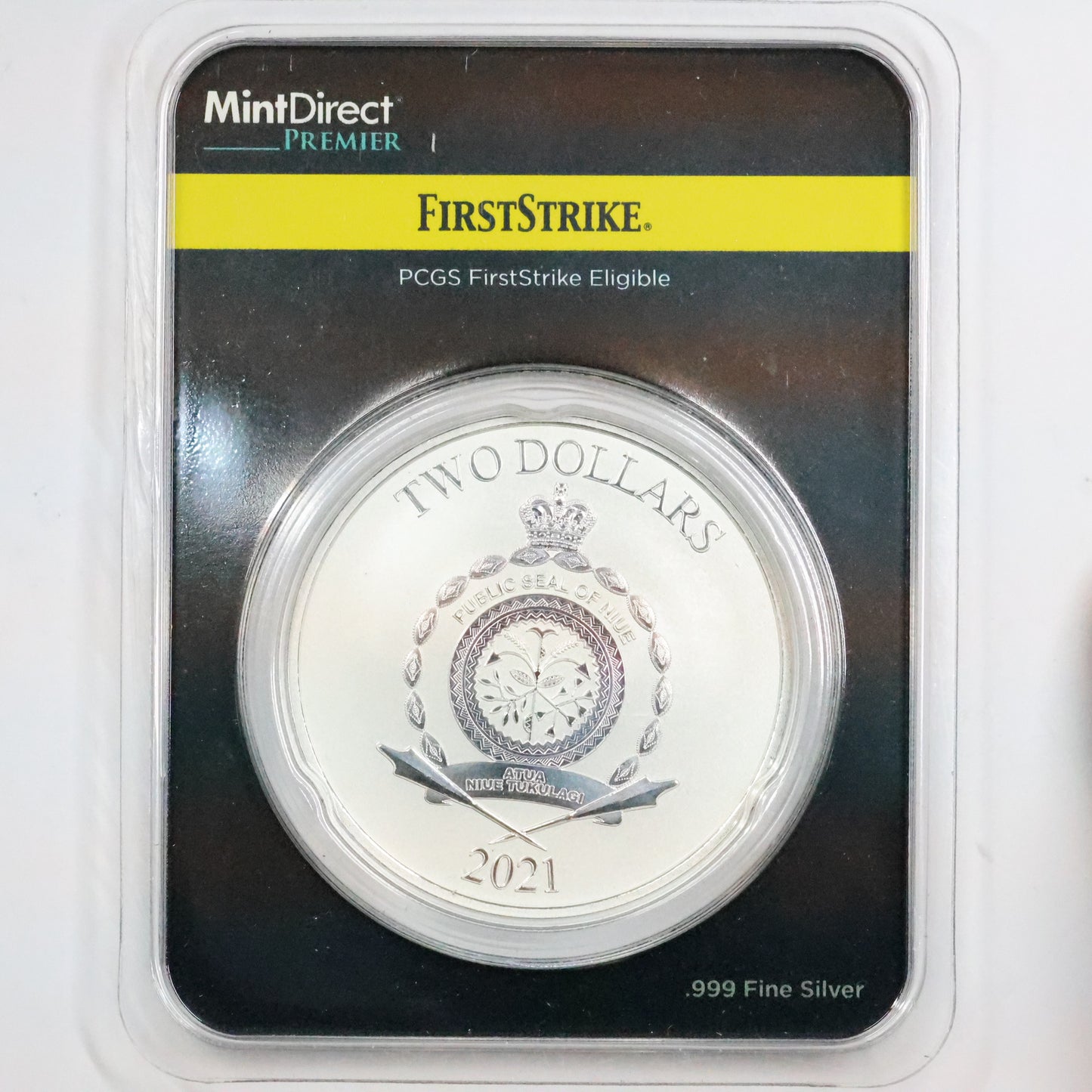 2021 1 oz Silver Niue Galactic Empire Coin PCGS First Strike in TEP