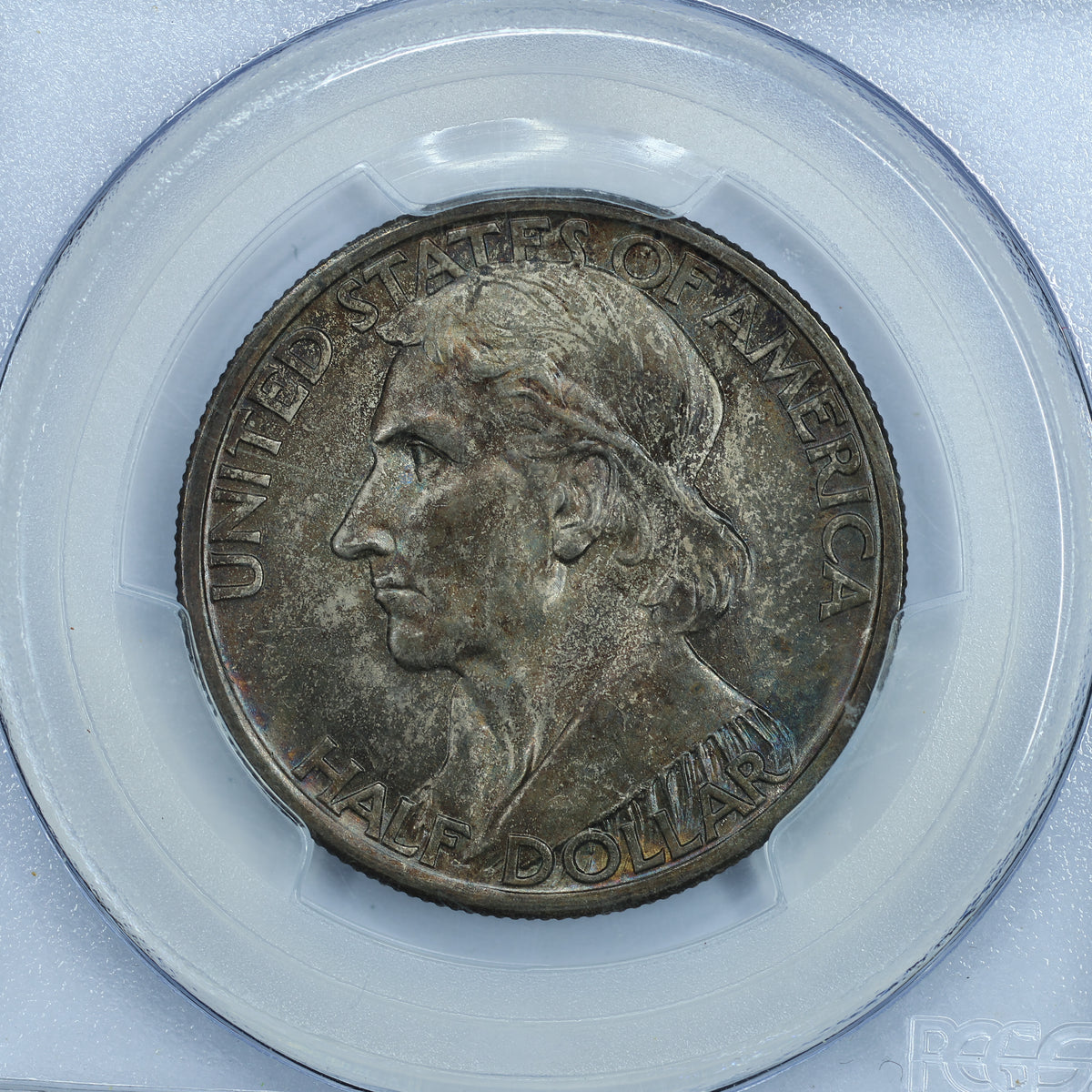 1936 D (Denver) Daniel Boone Bicentennial Half Dollar 50c Commemorative - PCGS MS65