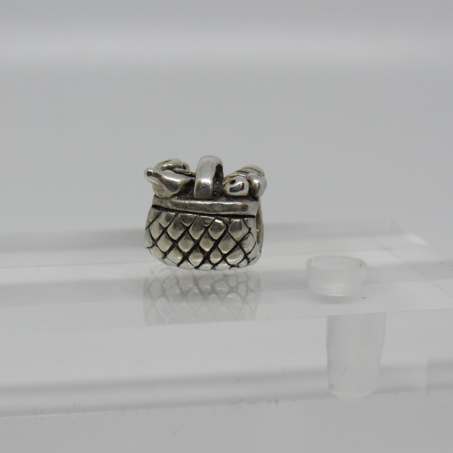 Pandora Sterling Silver 925 ALE Picnic Basket Charm Bead #790418