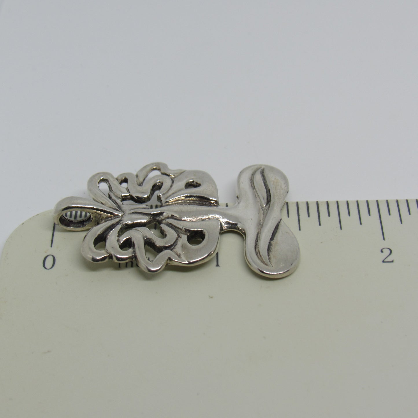K Robins Designs Sterling Silver Brigit / Brigid / Brighid Pendant - ~1.5 inch
