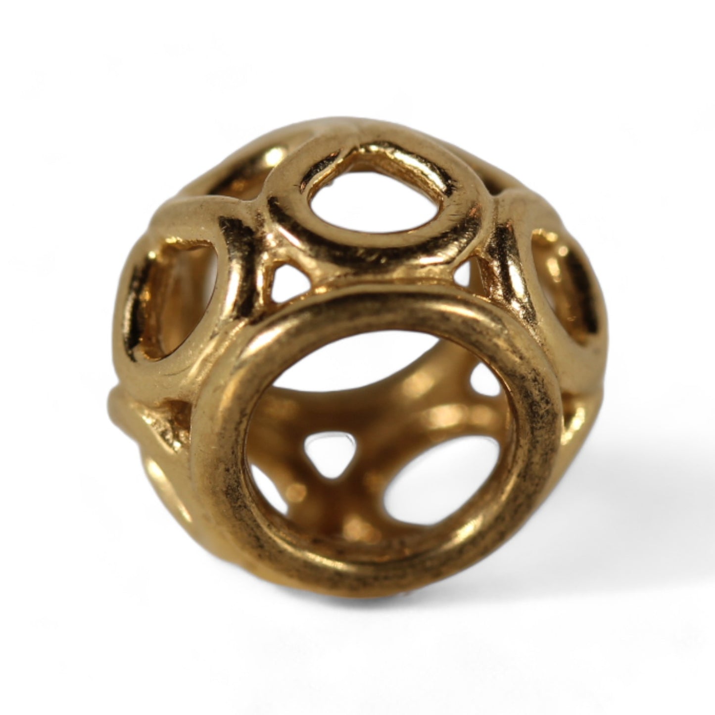 Pandora 14k Yellow Gold Intertwined Charm Bead #750452 Retired