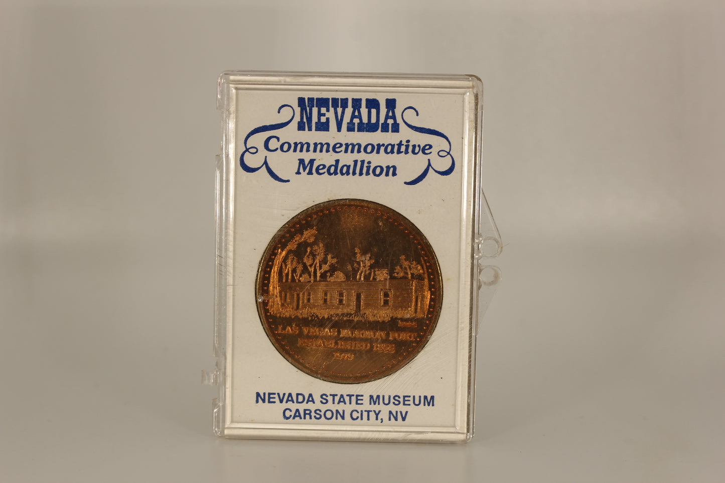 Nevada State Museum - Carson City Commemorative Coin Medal - Las Vega Mormon Fort