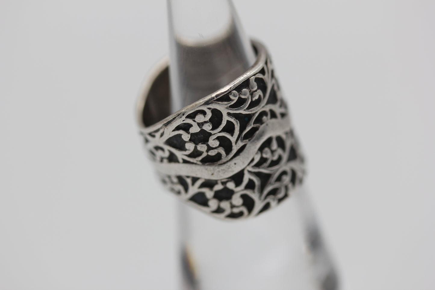 Silpada Sterling Silver 925 Israel Eternal Tree Wide .75 Inch Ring - Sz ~5.75