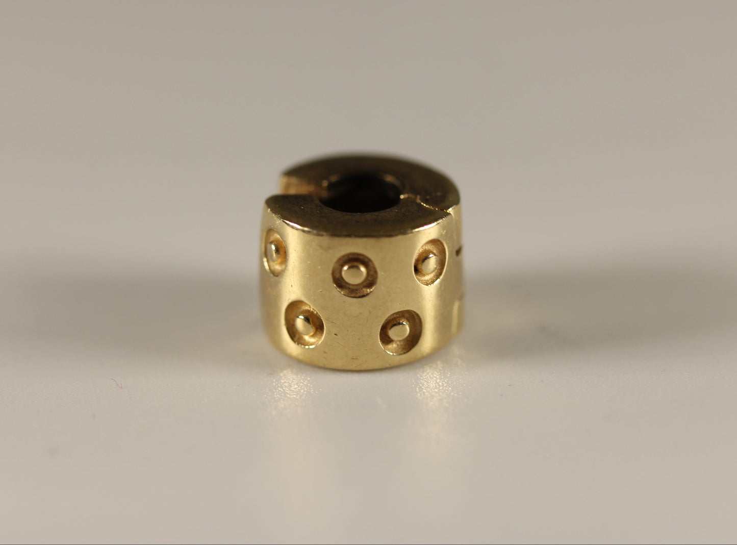 Pandora 14k Gold Seeing Spots Clip Charm Bead - #750345