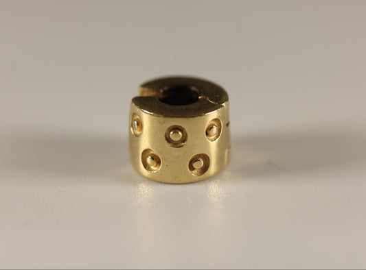 Pandora 14k Gold Seeing Spots Clip Charm Bead - #750345