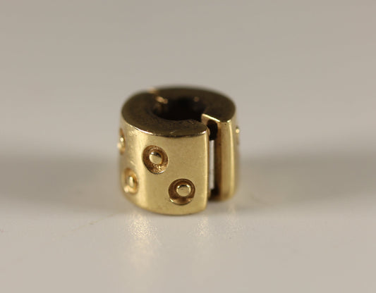 Pandora 14k Gold Seeing Spots Clip Charm Bead - #750345