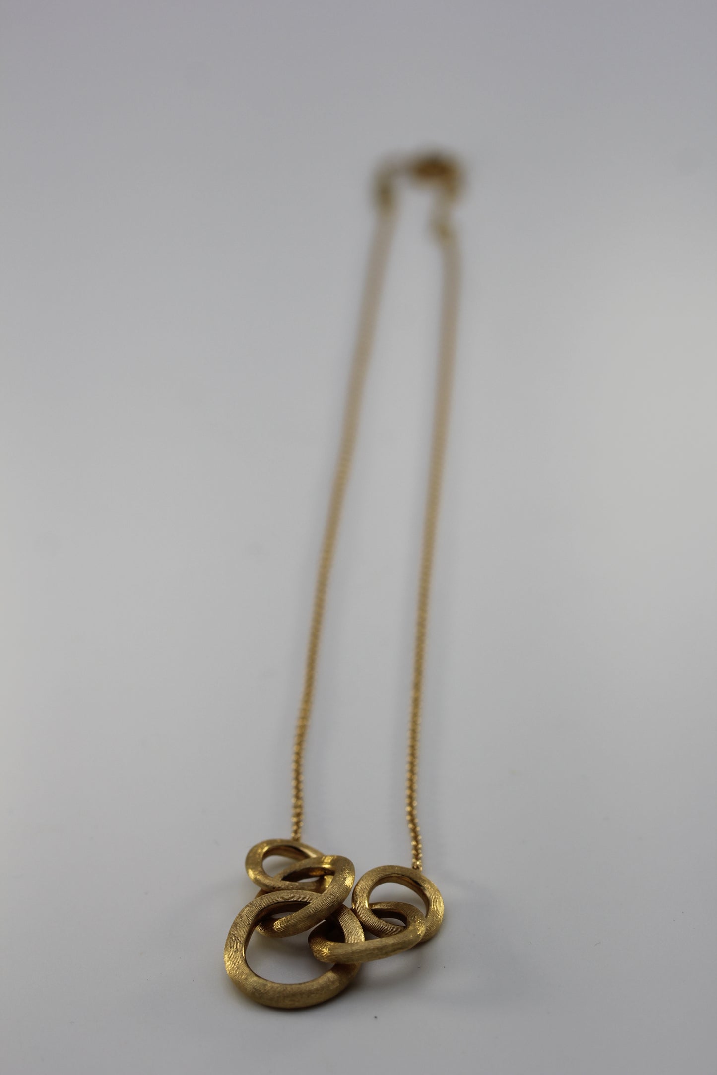 Marco Bicego Jaipur Yellow Gold Mixed Link Necklace 18in