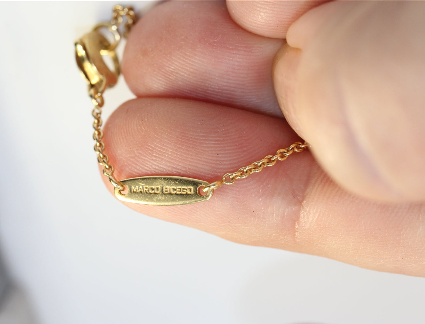 Marco Bicego Jaipur Yellow Gold Mixed Link Necklace 18in