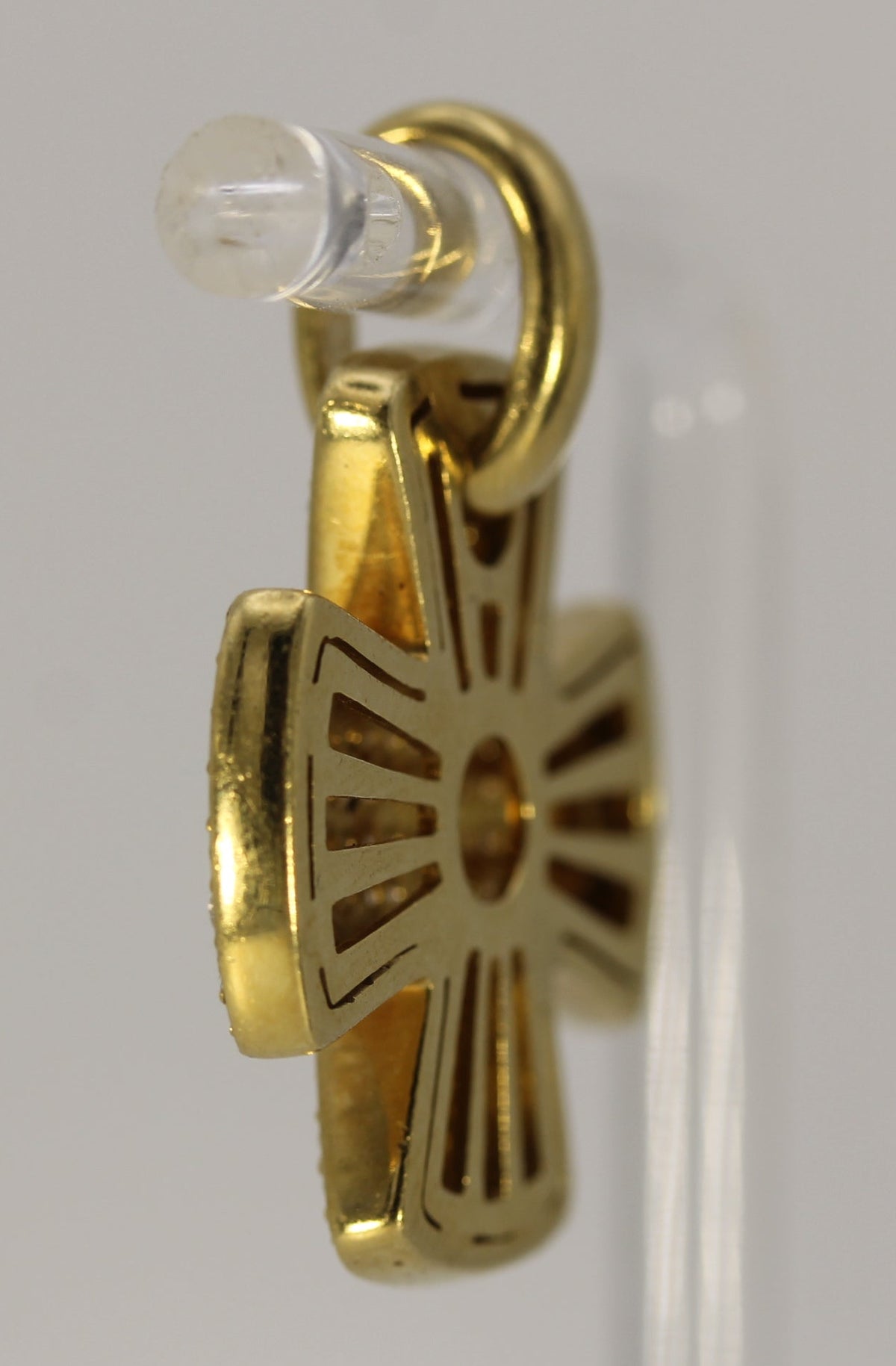 Sonia Bitton 18k Yellow Gold Diamond Maltese Cross Pendant