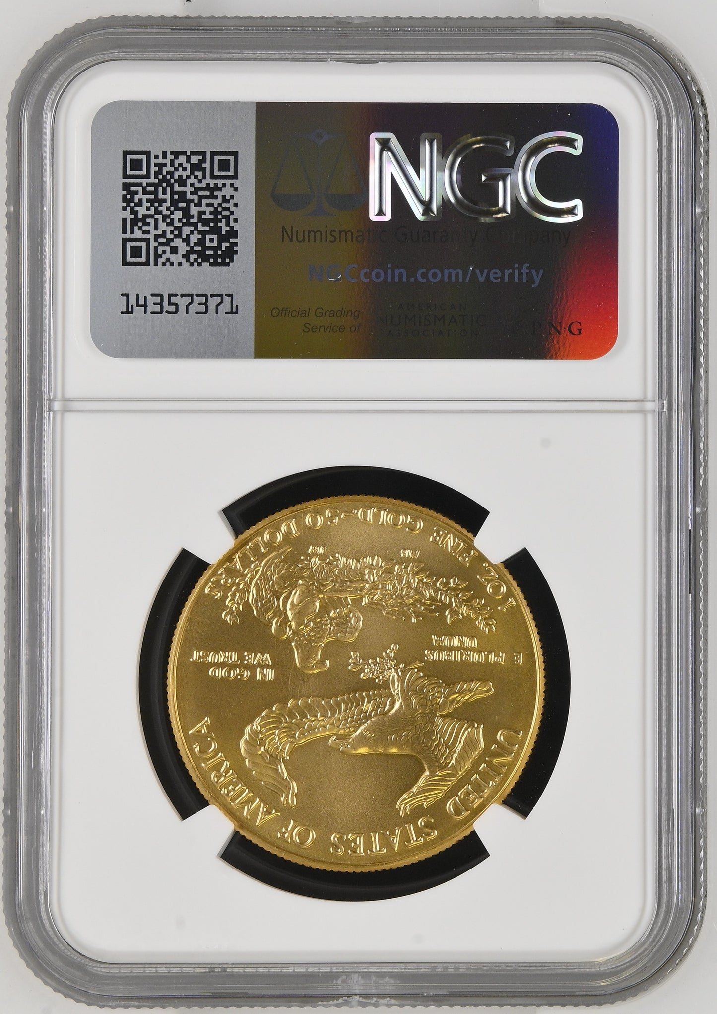 1989 1 oz Gold American Eagle 50$ Bullion Gold Coin - NGC MS 69