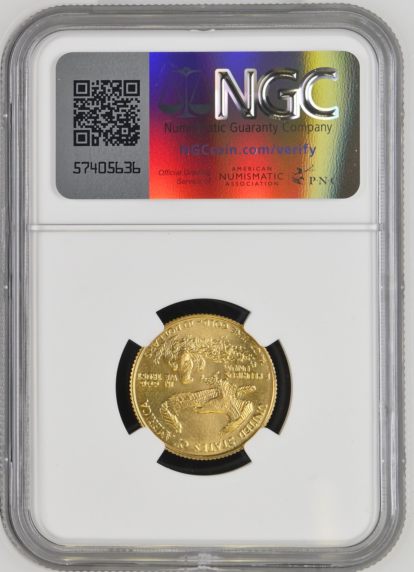 1988 1/4 oz Gold American Eagle 10$ Bullion Gold Coin - NGC MS 69