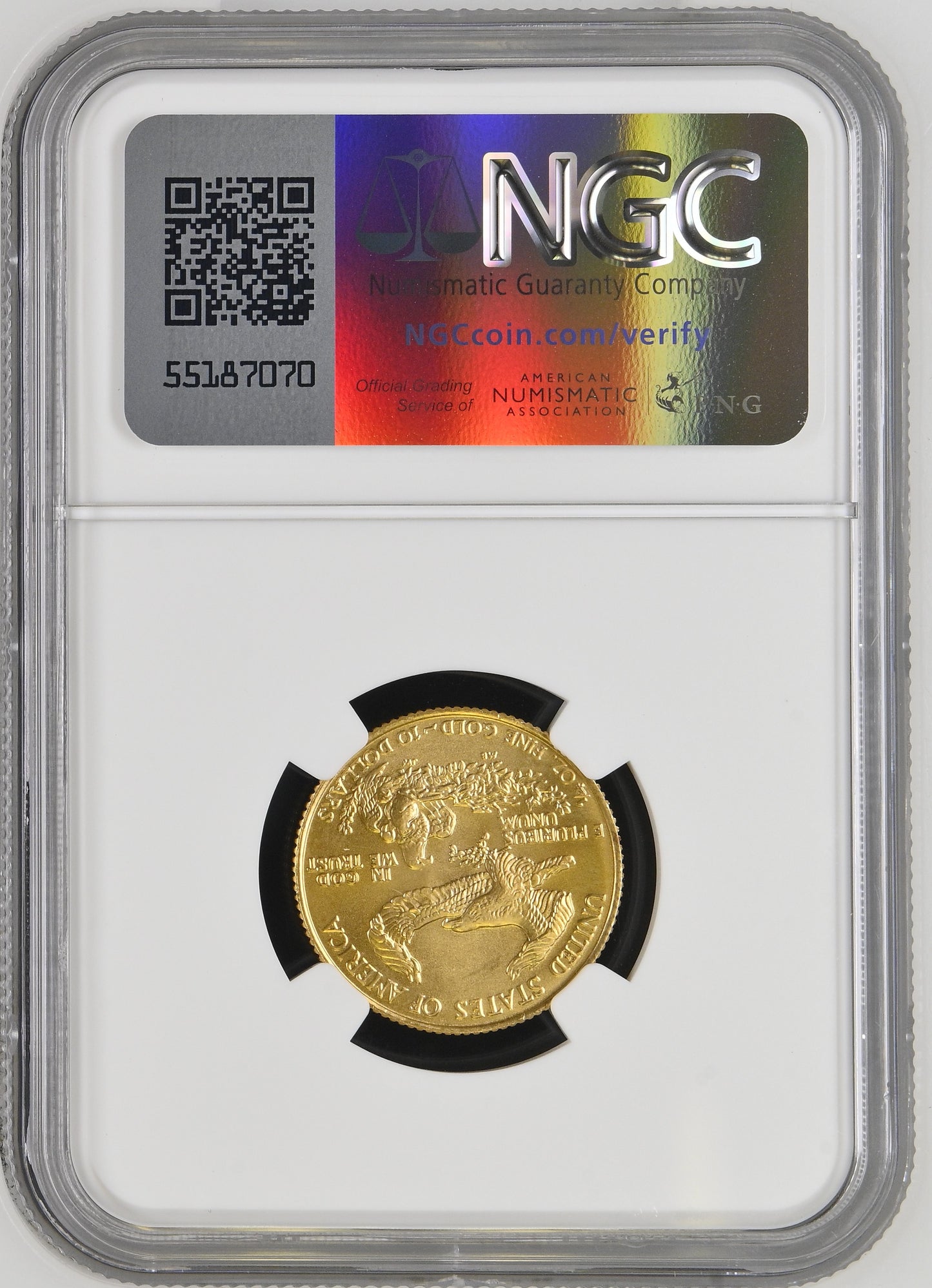 1986 1 oz Gold American Eagle 50$ Bullion Gold Coin - NGC MS 69