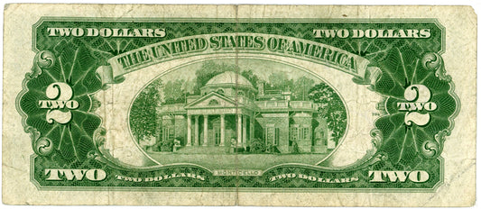 1953 $2 * Star Dollar Bill Legal Tender Priest Humphrey F-1509 *01238216A