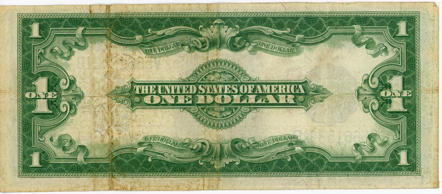 1923 $1 Dollar Bill Silver Certificate Speelman White F-237 V56615891B