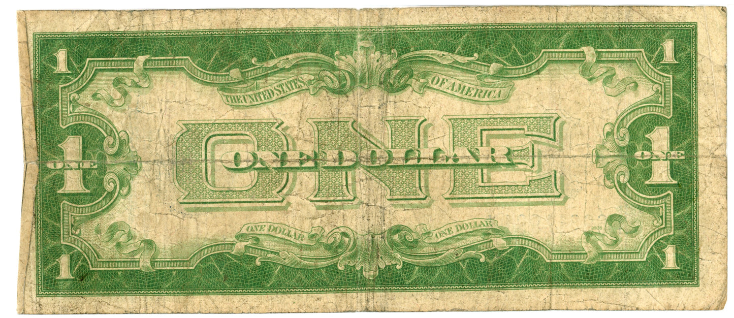 1934 $1 Dollar Bill Silver Certificate F-1606 G69311991A