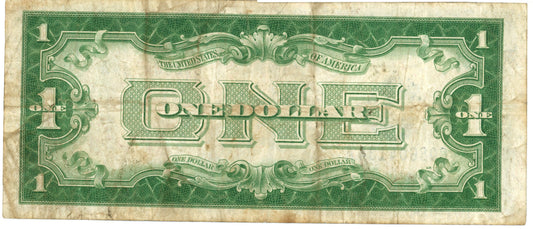 1928 $1 Dollar Bill Silver Certificate F-1600 Tate Mellon C08604134A