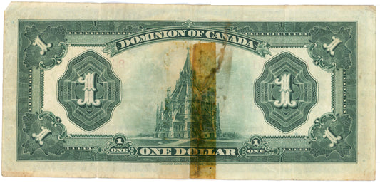 Dominion of Canada 1$ Note 1923 Series  B4879401