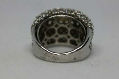 Cubic Zirconia Rhodium Over Sterling Silver Ring 5.67ctw - Size 5