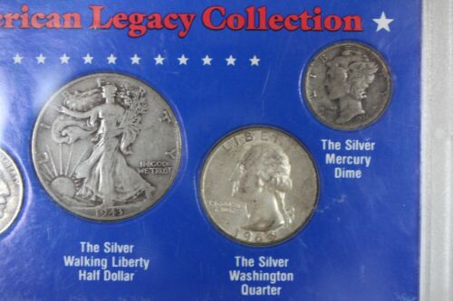 The American Legacy Collection 5 Piece Coin - Half, Quarter, Dime, Nickel, Penny