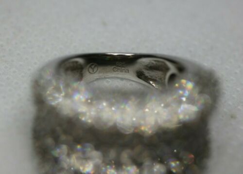 Cubic Zirconia Rhodium Over Sterling Silver Ring 5.67ctw - Size 5