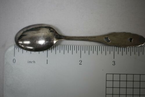 TH Marthinsen Norway Sterling Silver Telemark Demitasse Spoon #222 No Mono