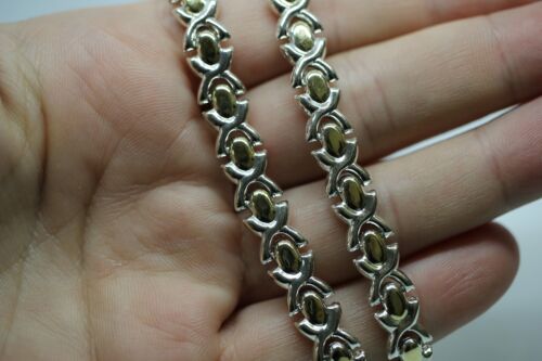 Sterling Silver 925 twist link Necklace 16