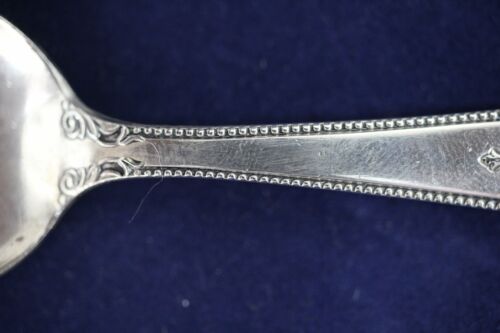 International Queen's Lace Sterling Silver Baby Spoon - No Mono