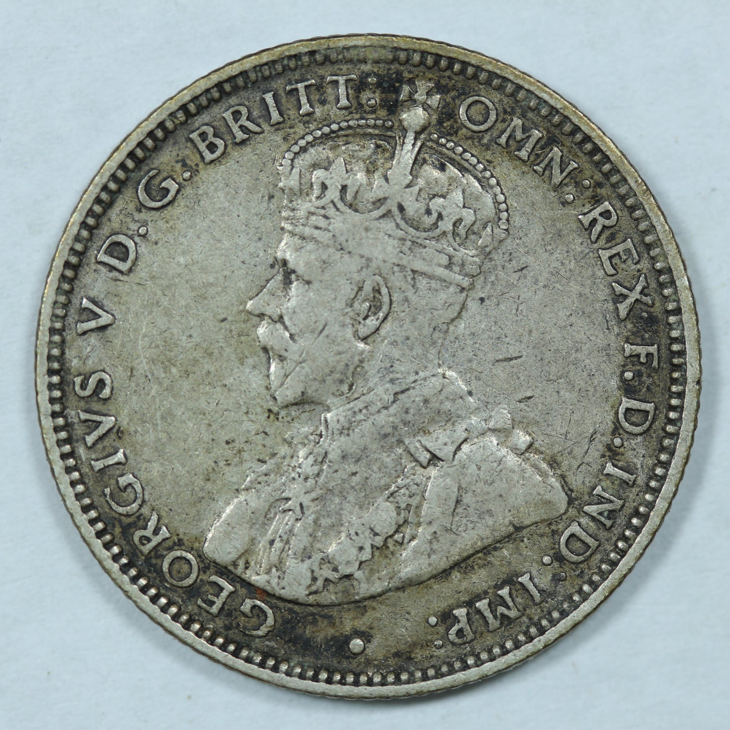 1927 Australia Shilling .925 Fine Silver KM-26