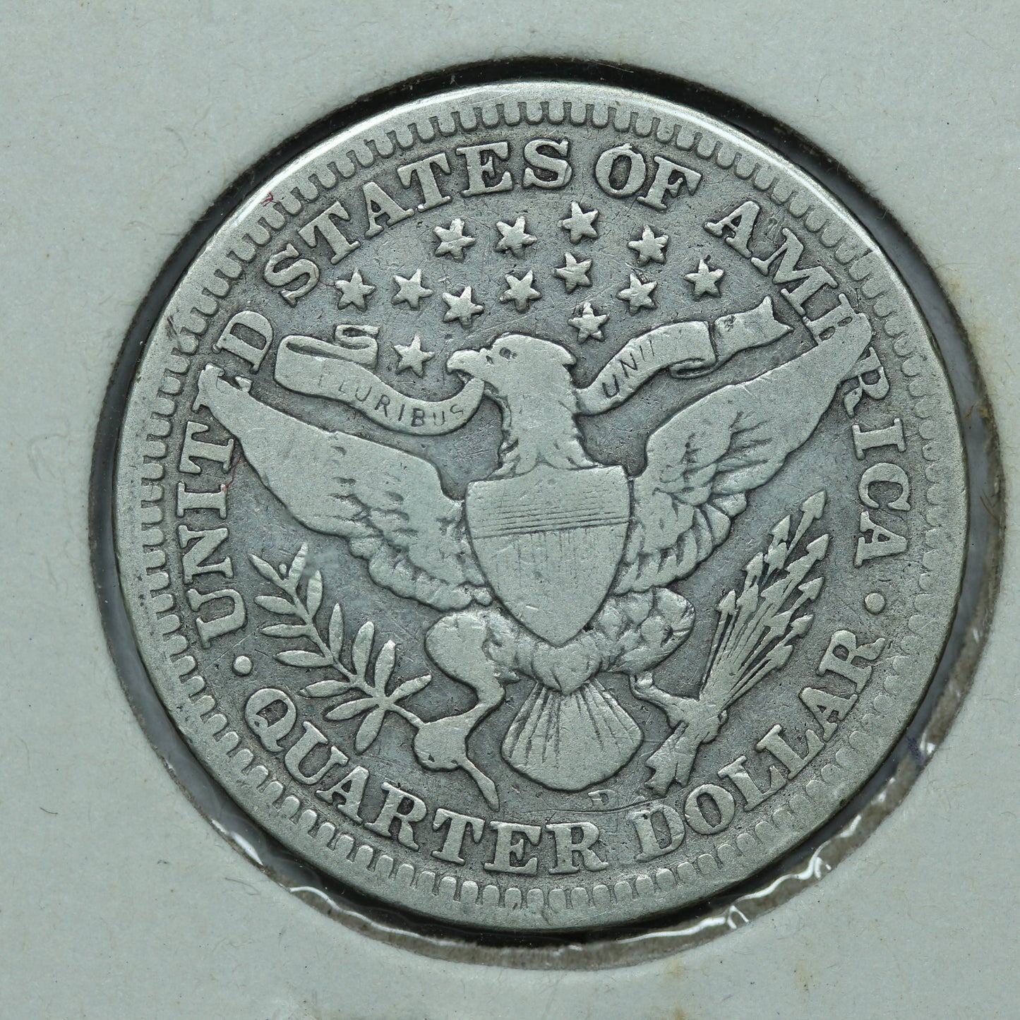 1916 D (Denver) Barber Silver Quarter 25c