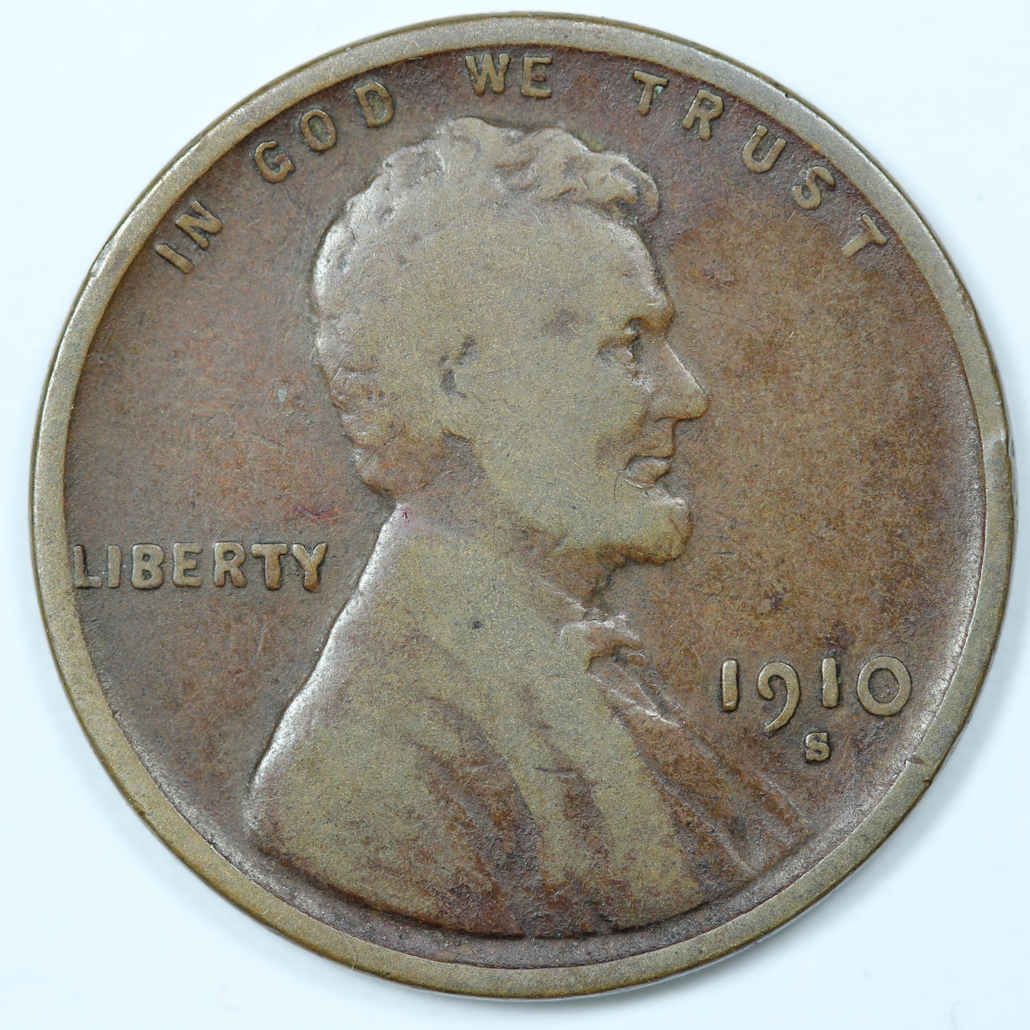 1910 S Lincoln Wheat Penny Key Date Nice Condition