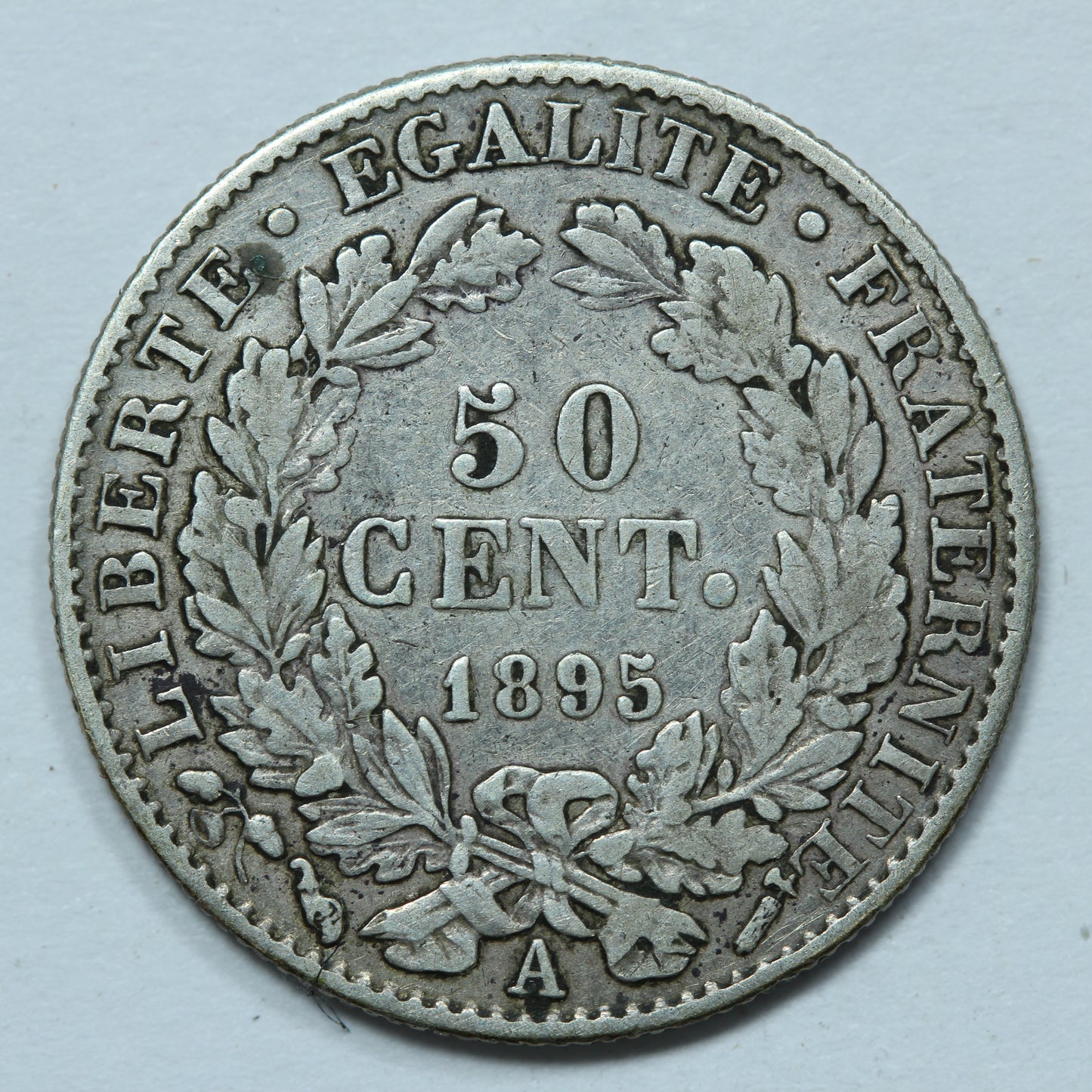 1895 50 Centimes A France - KM# 834.1