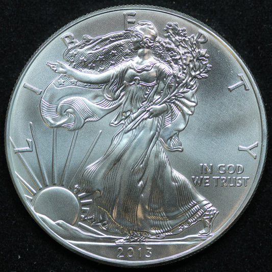 2013 American Silver Eagle 1 oz .999 Fine Silver Coin BU