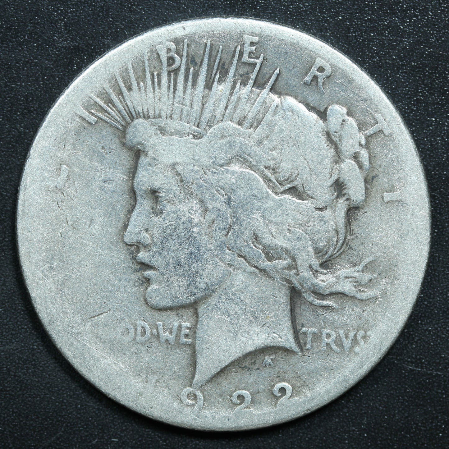 1922 S Peace Dollar - Silver - San Francisco - Exact Coin Pictured