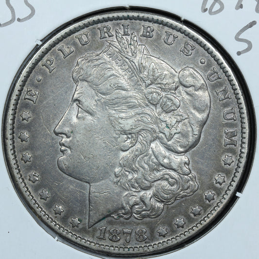 1878 S Morgan Silver Dollar - San Francisco