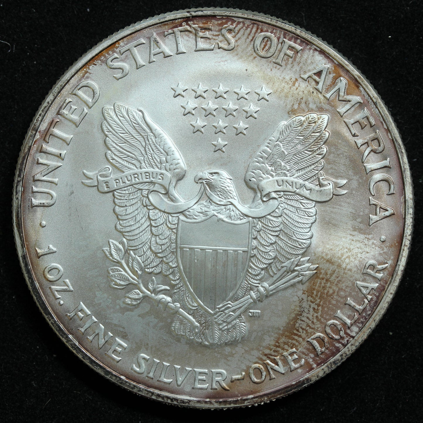 2004 American Silver Eagle $1 Bullion Coin .999 - Crazy Toning!
