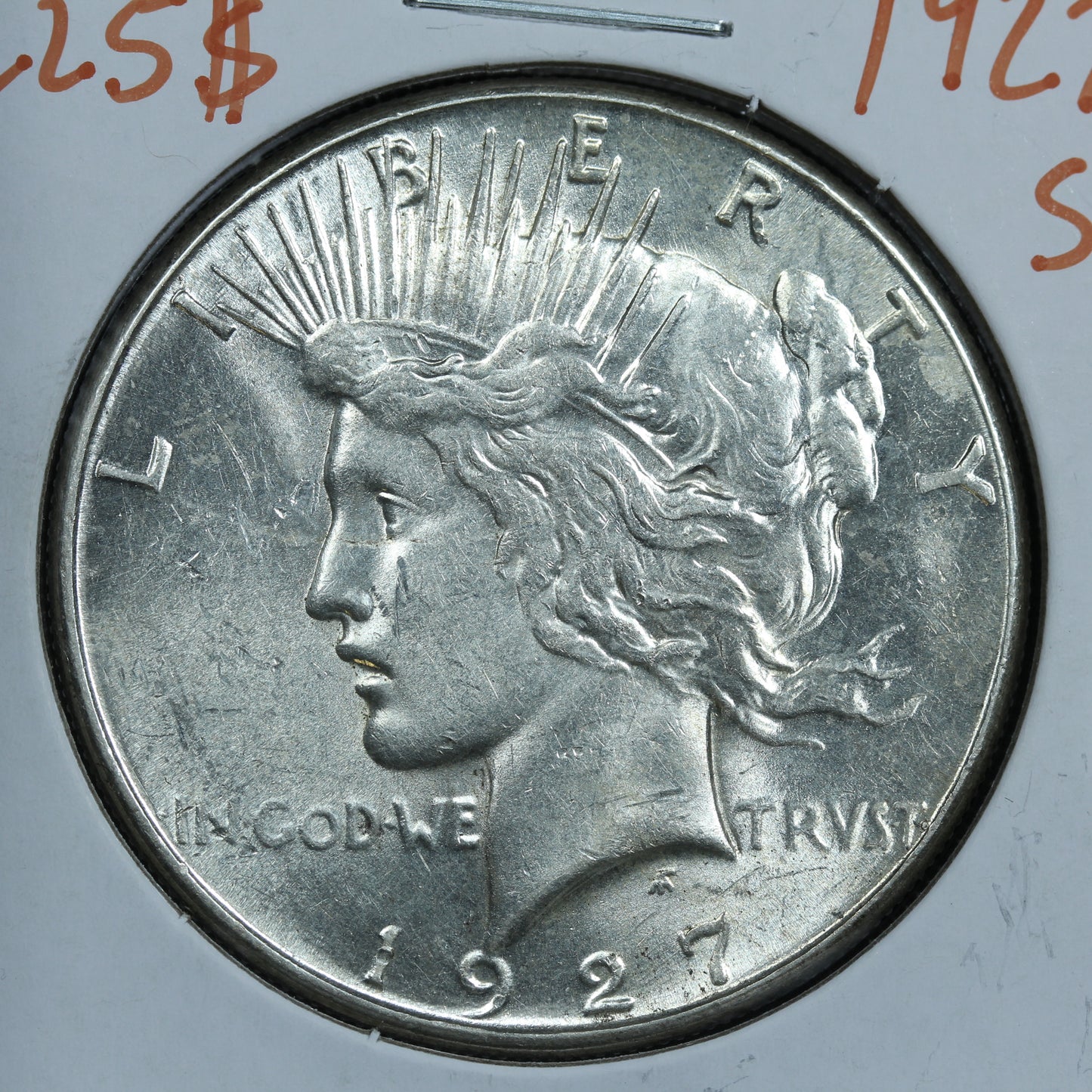 1927 S Peace Dollar Silver $1 - San Francisco