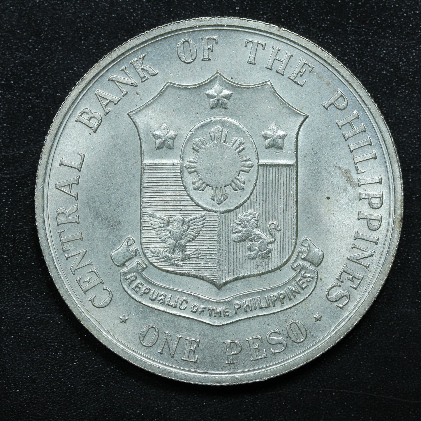 1963 1 Peso Philippines Silver Coin 100th Anniv. Andres Bonifacio KM# 193