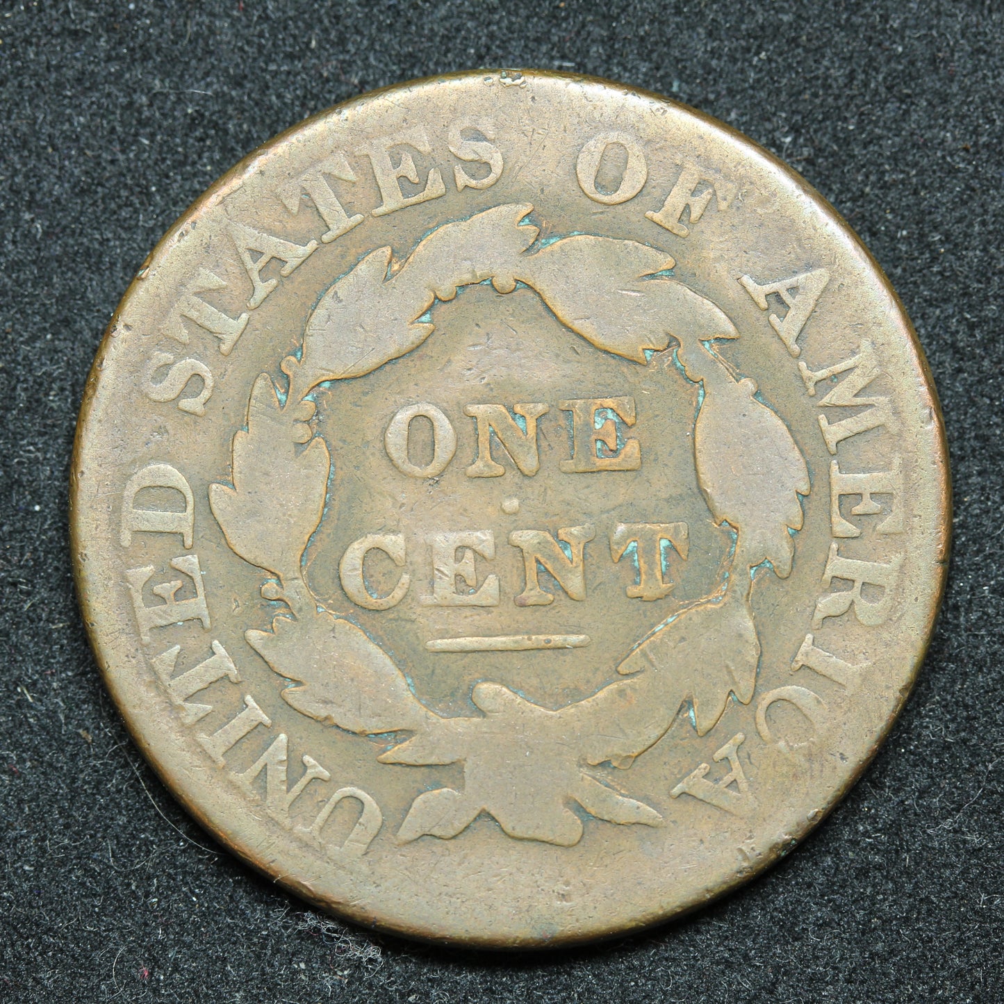 1827 Matron Coronet Head Large Cent 1C Penny