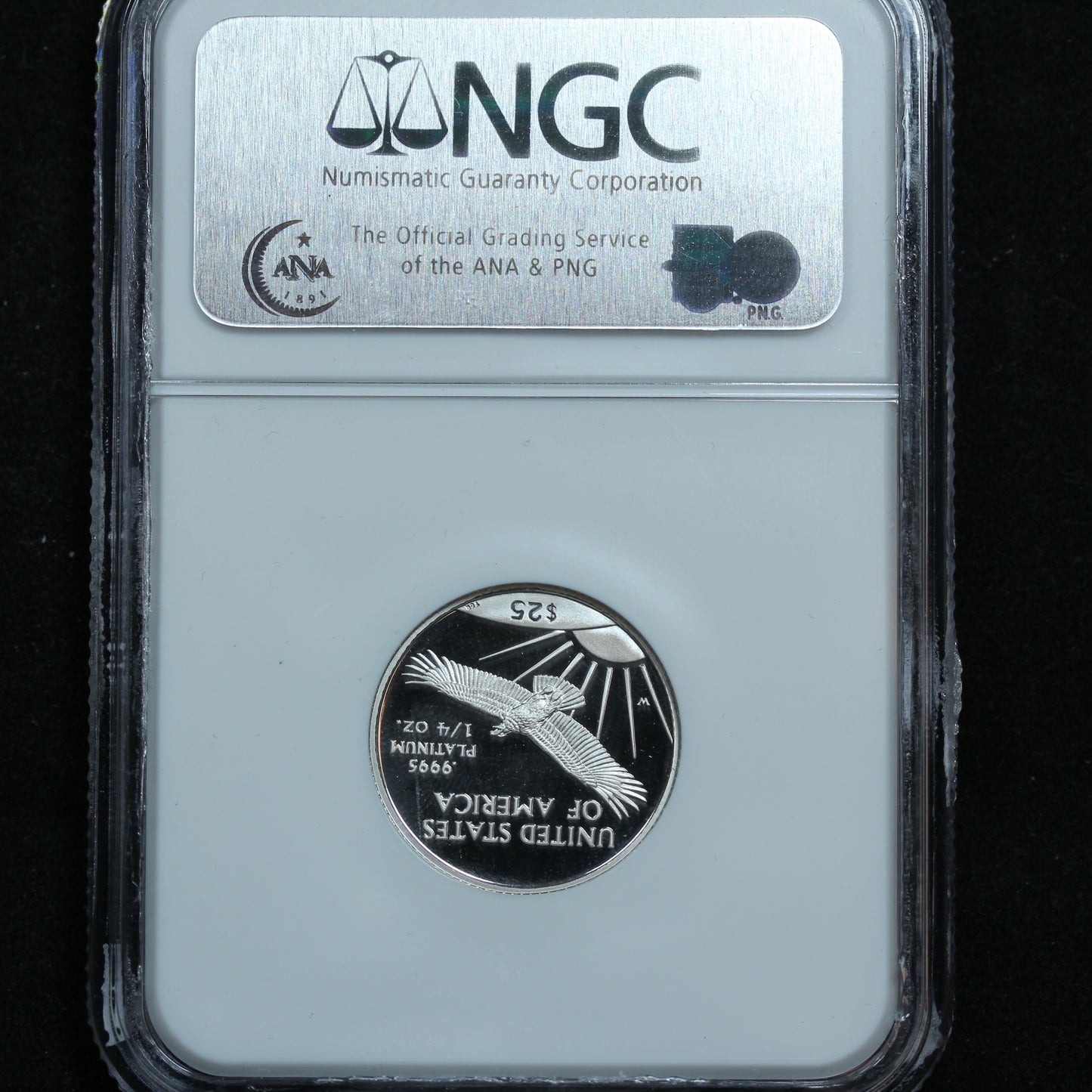 1997-W 1/4 oz $25 Platinum American Eagle Proof Coin NGC PF 70 UCAM