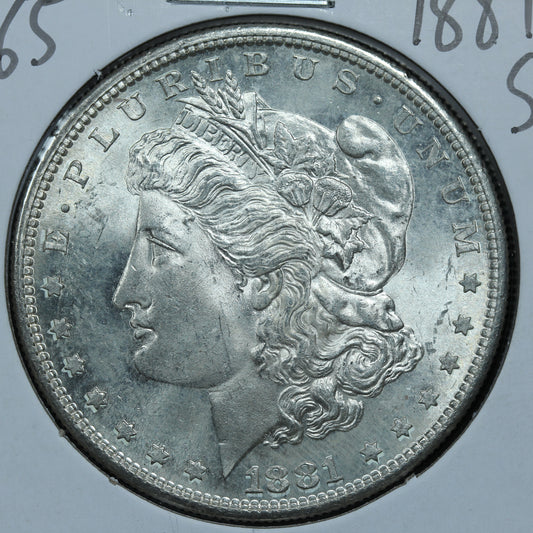 1881 S Morgan Silver Dollar - San Francisco